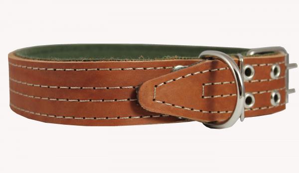 Genuine Leather Dog Collar Fits 18