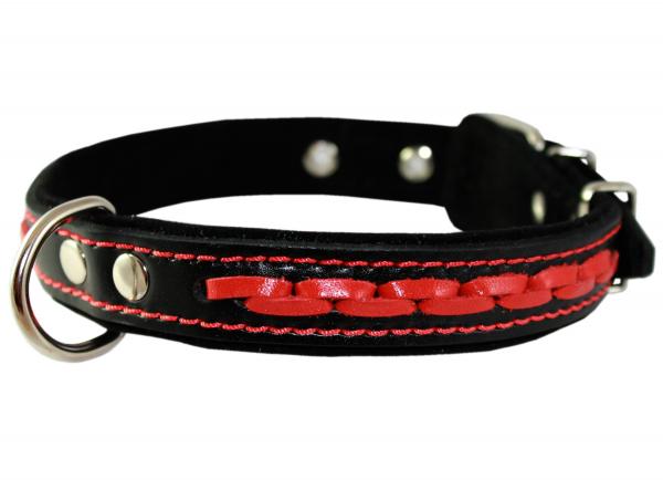Genuine Leather Braided Dog Collar