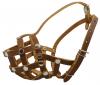 Secure Leather Mesh Basket Muzzle #17