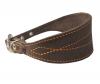 Real Leather Tapered Extra Wide Dog Collar