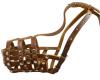 Secure Leather Mesh Basket Muzzle #12