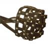 Leather Dog Basket Muzzle #114 snout17.3