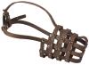 Leather Mesh Basket Secure Muzzle #143