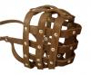 Leather Dog Basket Muzzle #113 snout 16