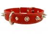 Real Leather Spiked Dog Collar Spikes