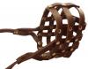 Genuine Leather Dog Basket Muzzle #109