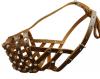 Secure Leather Mesh Basket Muzzle #15